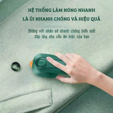 Mini bàn ủi hơi nước cầm tay - Bàn là dễ dùng, tiện lợi, phù hợp du lịch, giá 84.000₫ 3