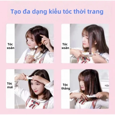 Mini Curly Bar điện kẹp cuộn tóc thẳng, tóc mái nhỏ - Giá 47.000đ, tiện cho sinh viên ký túc xá