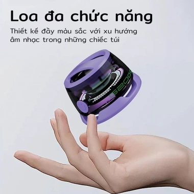 Mini Loa Bluetooth Siêu Trầm, Không Dây, LED, Âm Nhạc Ngoài Trời - 72.500 VND