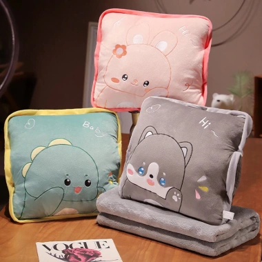 Miniso Gấu Chăn Mền Văn Phòng Nhập Khẩu - Gấu Bông Ấm Áp Cho Bé Đi Học Giá Ưu Đãi 229.000đ