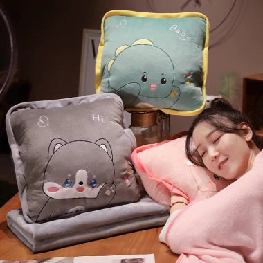 Miniso Gấu Chăn Mền Văn Phòng Nhập Khẩu - Gấu Bông Ấm Áp Cho Bé Đi Học Giá Ưu Đãi 229.000đ 2