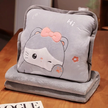 Miniso Gấu Chăn Mền Văn Phòng Nhập Khẩu - Gấu Bông Ấm Áp Cho Bé Đi Học Giá Ưu Đãi 229.000đ 9