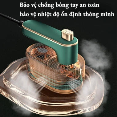 MISHILEI Bàn Là Hơi Nước Mini Gấp Gọn, Công Suất Lớn Đầu Phun Kép, Là Phẳng Mọi Loại Vải - 204.750₫