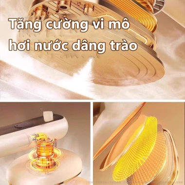 MISHILEI Bàn Là Hơi Nước Mini Gấp Gọn, Công Suất Lớn Đầu Phun Kép, Là Phẳng Mọi Loại Vải - 204.750₫