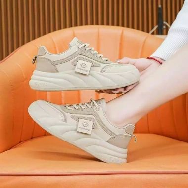 MISSY Giày Thể Thao Nữ Da PU Cá Tính Đế Bánh Mỳ Cao 4p - Giá Ưu Đãi 278.999đ 9