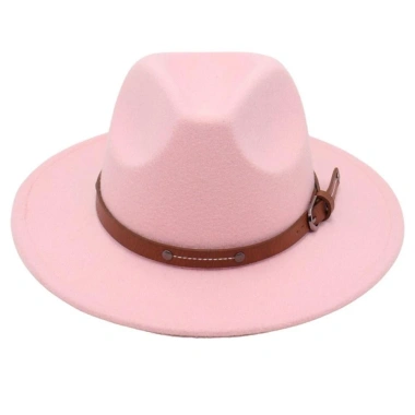 MISUPS Fedora Nỉ Vành Rộng Mềm Panama Thanh Lịch Khóa Thắt Lưng Jazz Nam Nữ 81.108 VND 7