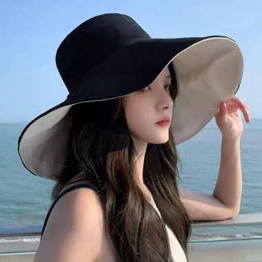 MISUPS Mũ Xô Hai Mặt Chống UV Gập Lại Di Động Mùa Xuân Hè Nam Nữ - Giá 55.836 VND