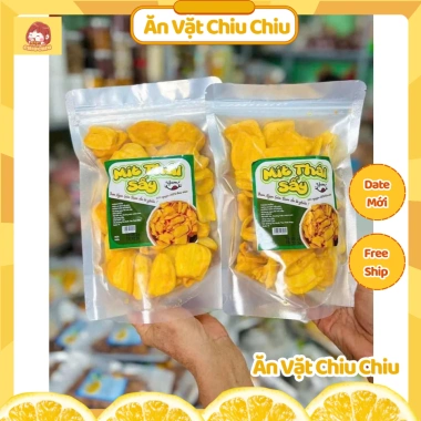 Mít Sấy Túi Zip 300-500g - Ngon, Ngọt, Bổ, Giòn Tan, Giá chỉ 75.000₫ giảm từ 96.000₫