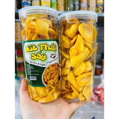Mít Sấy Túi Zip 300-500g - Ngon, Ngọt, Bổ, Giòn Tan, Giá chỉ 75.000₫ giảm từ 96.000₫