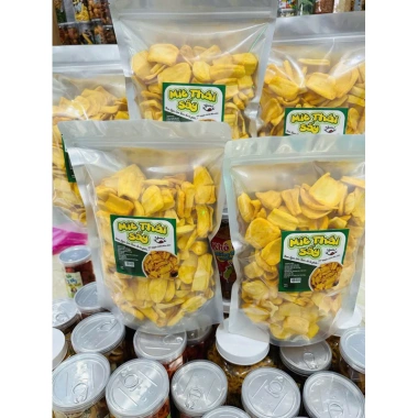 Mít Sấy Túi Zip 300-500g - Ngon, Ngọt, Bổ, Giòn Tan, Giá chỉ 75.000₫ giảm từ 96.000₫