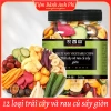 Mix 12 loại trái cây, rau củ sấy giòn - Đồ ăn vặt giàu chất xơ, nội địa Trung, giảm 21% 2