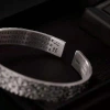 Miyan Sterling Bạc Nguyên Chất: Vòng Tay Đám Mây Trái Tim Retro Nam Nữ Giá 101.200 VND 3