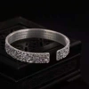 Miyan Sterling Bạc Nguyên Chất: Vòng Tay Đám Mây Trái Tim Retro Nam Nữ Giá 101.200 VND 4