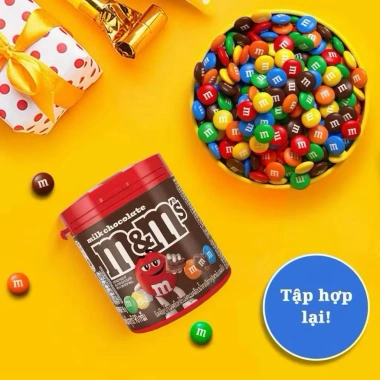 M&Ms Hũ 90g Vị Sữa - Kẹo Socola Ngon, Giá Giảm Đặc Biệt 56.717₫