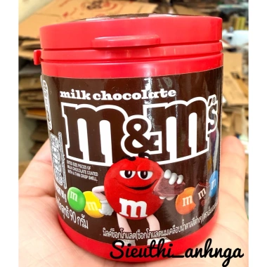 M&Ms Hũ 90g Vị Sữa - Kẹo Socola Ngon, Giá Giảm Đặc Biệt 56.717₫