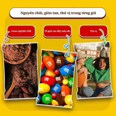 M&Ms Hũ 90g Vị Sữa - Kẹo Socola Ngon, Giá Giảm Đặc Biệt 56.717₫