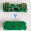 Mô-đun sạc pin lithium dự phòng 2 cổng USB 5V 2.4A/2A/1A có đèn LED Micro và Type-C giá 44.608 VND 2