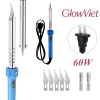 Mỏ hàn đa năng 60W 9in1 - Điều chỉnh nhiệt độ, dao cắt nhựa & khắc, tay cầm an toàn, giá chỉ 77.419₫