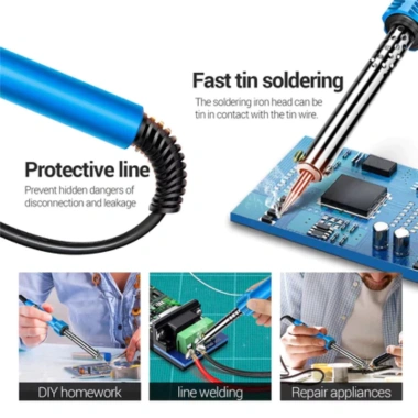 Mỏ hàn đa năng 60W 9in1 - Điều chỉnh nhiệt độ, dao cắt nhựa & khắc, tay cầm an toàn, giá chỉ 77.419₫ 6 Mỏ hàn đa năng 60W 9in1 - Điều chỉnh nhiệt độ, dao cắt nhựa & khắc, tay cầm an toàn, giá chỉ 77.419₫ 6