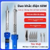 Mỏ hàn đa năng 60W 9in1 - Điều chỉnh nhiệt độ, dao cắt nhựa & khắc, tay cầm an toàn, giá chỉ 77.419₫ 10