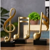 Mô hình 3 nốt nhạc, khoá sol mạ đồng - tượng đèn lọ hoa & tháp Eiffel trang trí Piano, giảm giá 59.000 VND 2