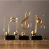 Mô hình 3 nốt nhạc, khoá sol mạ đồng - tượng đèn lọ hoa & tháp Eiffel trang trí Piano, giảm giá 59.000 VND 6