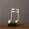 Mô hình 3 nốt nhạc, khoá sol mạ đồng - tượng đèn lọ hoa & tháp Eiffel trang trí Piano, giảm giá 59.000 VND 7