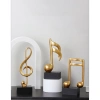 Mô hình 3 nốt nhạc mạ đồng, tượng đèn lọ hoa, tháp Eiffel - Piano nội thất
