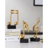 Mô hình 3 nốt nhạc mạ đồng, tượng đèn lọ hoa, tháp Eiffel - Piano nội thất 2