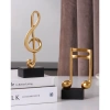 Mô hình 3 nốt nhạc mạ đồng, tượng đèn lọ hoa, tháp Eiffel - Piano nội thất 6