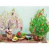 Mô Hình Cây Đào Hồng Phai Mini Đất Sét - Trang Trí Nhà, Búp Bê và Tiểu Cảnh Tết, Giá Ưu Đãi 230.000₫ 5