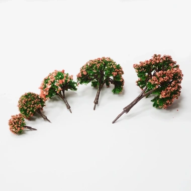 Mô hình cây hoa đỏ cao 3-10cm - Trang trí tiểu cảnh, terrarium, DIY, chỉ 5.000đ
