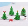 Mô hình cây thông Noel mini nhựa trang trí bonsai, móc chìa khóa DIY 9.000đ 2