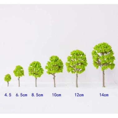 Mô hình cây xanh lá nhạt tán tròn - Trang trí terrarium, tiểu cảnh, sa bàn 5.000đ