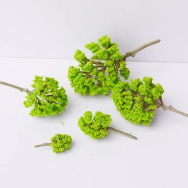 Mô hình cây xanh lá nhạt tán tròn - Trang trí terrarium, tiểu cảnh, sa bàn 5.000đ