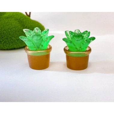 Mô hình chậu cây mini phát sáng DIY - Trang trí tiểu cảnh, đồ chơi trẻ em, giá 8.000₫