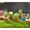 Mô hình chậu cây xương rồng 1.8x3.4cm - Trang trí tiểu cảnh, bonsai, móc khóa, DIY chỉ 6.000đ 4