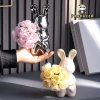 Mô Hình Decor Gốm Sứ Thỏ Ôm Hoa – Tượng Thạch Cao Trang Trí Nhà Cửa, Bàn Phòng Khách 183.425₫ (Giảm giá) 9