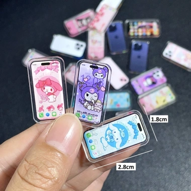 Mô hình điện thoại Sanrio Kitty Melody Kumori – Phụ kiện trang trí búp bê 15.000₫ 2