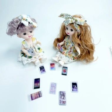 Mô hình điện thoại Sanrio Kitty Melody Kumori – Phụ kiện trang trí búp bê 15.000₫ 3