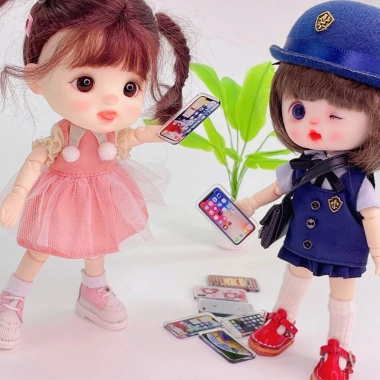 Mô hình điện thoại Sanrio Kitty Melody Kumori – Phụ kiện trang trí búp bê 15.000₫ 6
