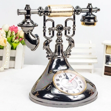 Mô hình đồng hồ điện thoại bàn - Trang trí nội thất hiện đại, giá ưu đãi 128.000 VND