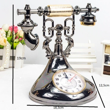 Mô hình đồng hồ điện thoại bàn - Trang trí nội thất hiện đại, giá ưu đãi 128.000 VND
