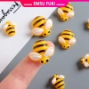 Mô hình ong vàng mini cute bằng nhựa - Trang trí tiểu cảnh, sân vườn, bể cá, chậu cây, tặng miếng dán