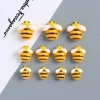 Mô hình ong vàng mini cute bằng nhựa - Trang trí tiểu cảnh, sân vườn, bể cá, chậu cây, tặng miếng dán 2