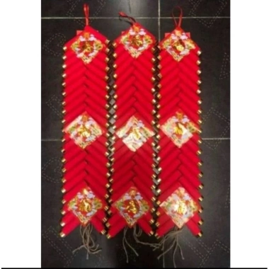 Mô hình pháo giấy trang trí Tết Trung Thu và Nguyên Đán, decor nhà, giá 16.000 VND