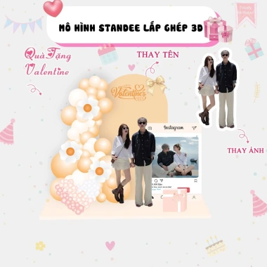 Mô hình standee 3D Quà tặng Valentine, sinh nhật, kỷ niệm, lễ tốt nghiệp - Giá ưu đãi 229.000đ 8