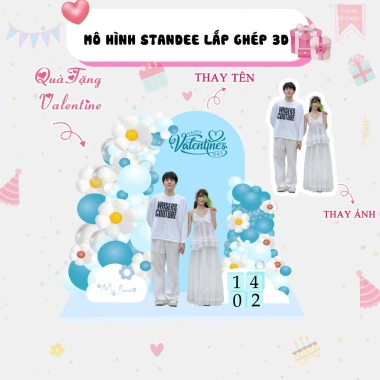 Mô hình standee 3D Quà tặng Valentine, sinh nhật, kỷ niệm, lễ tốt nghiệp - Giá ưu đãi 229.000đ 9