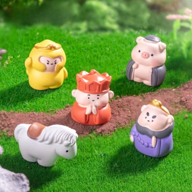 Mô Hình Tây Du Ký Combo 5 Thầy Trò Đường Tăng - Tiểu Cảnh Chậu Cây Mini Cute - Safetoy 60.000₫