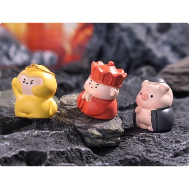Mô Hình Tây Du Ký Combo 5 Thầy Trò Đường Tăng - Tiểu Cảnh Chậu Cây Mini Cute - Safetoy 60.000₫